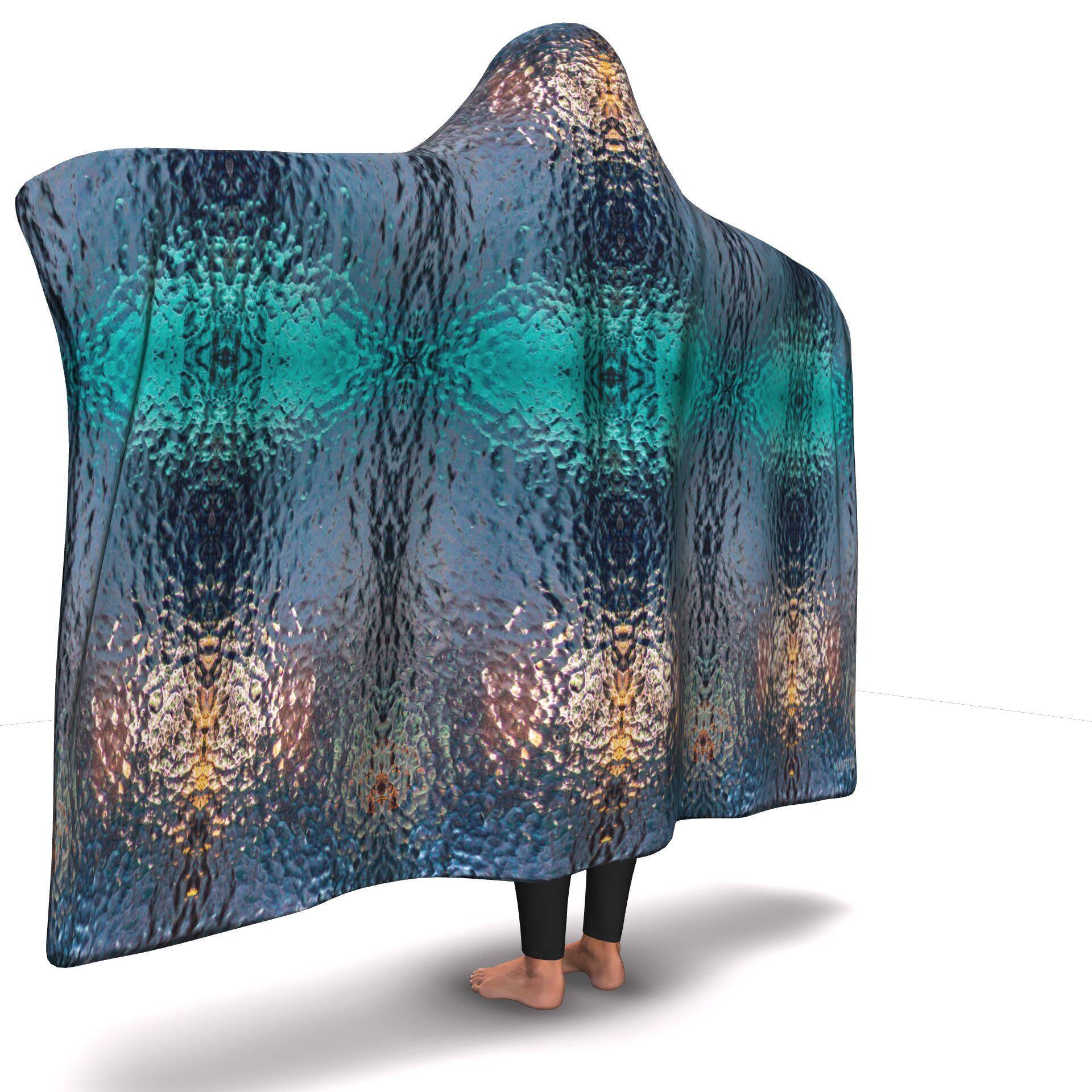 MICRODROP PREMIUM HOODED BLANKET WITH WRIST STRAPS | Plush, Premium Sherpa | Kids, Adult - Manifestie
