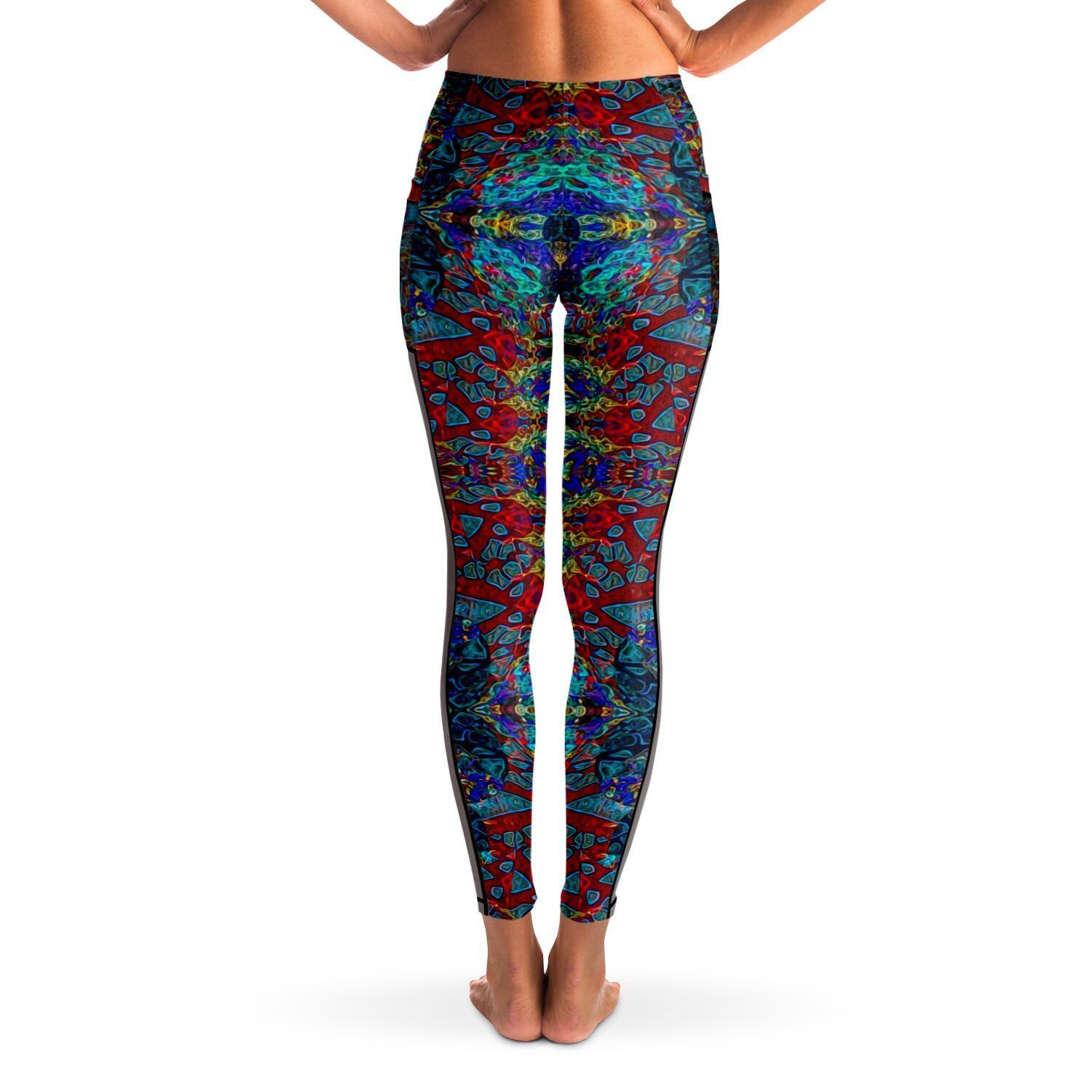 ELAMITE PREMIUM MESH POCKET YOGA LEGGINGS - Manifestie
