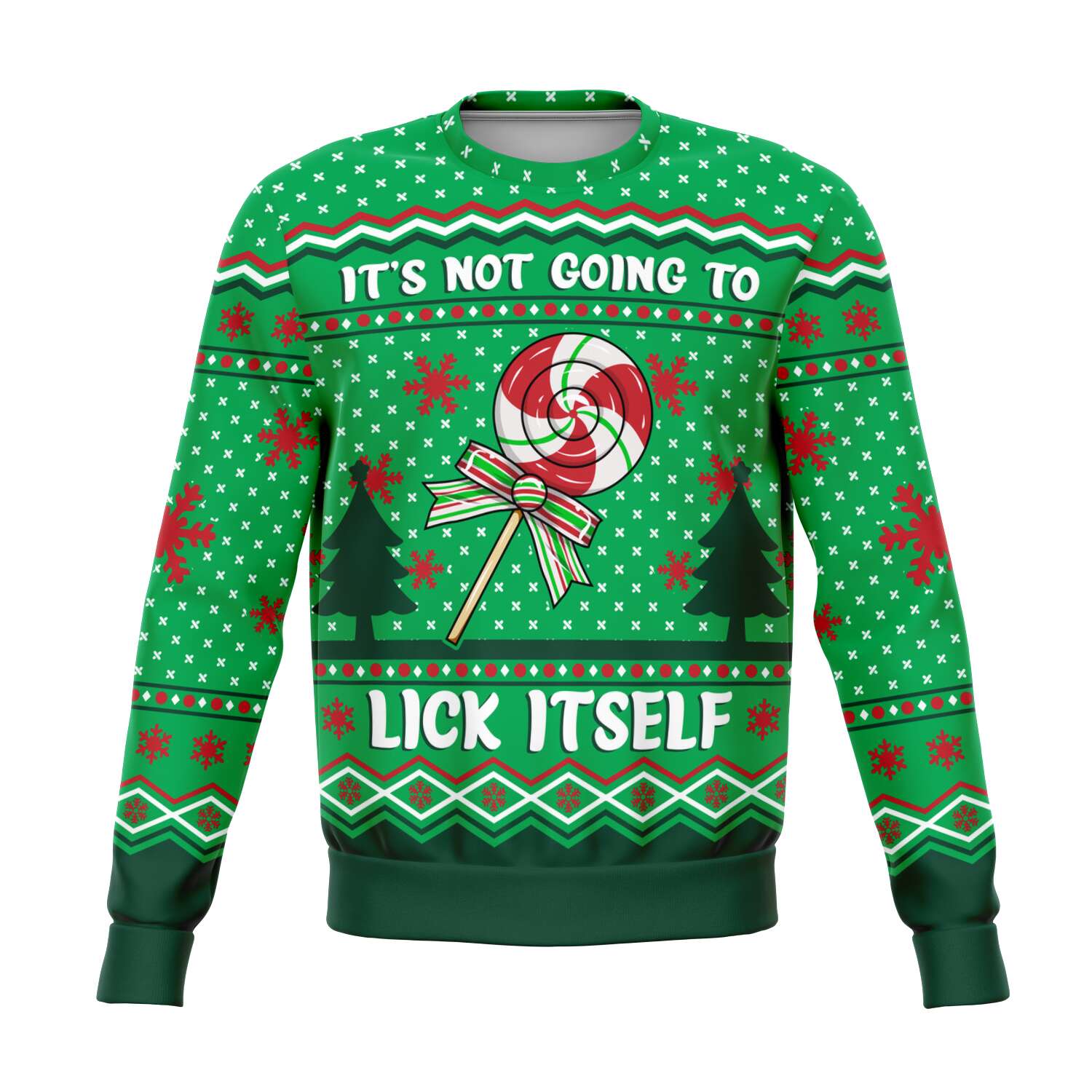 It's Not Going To Lick Itself Sweatshirt | Unisex Ugly Christmas Sweater, Xmas Sweater, Holiday Sweater, Festive Sweater, Funny Sweater, Funny Party Shirt