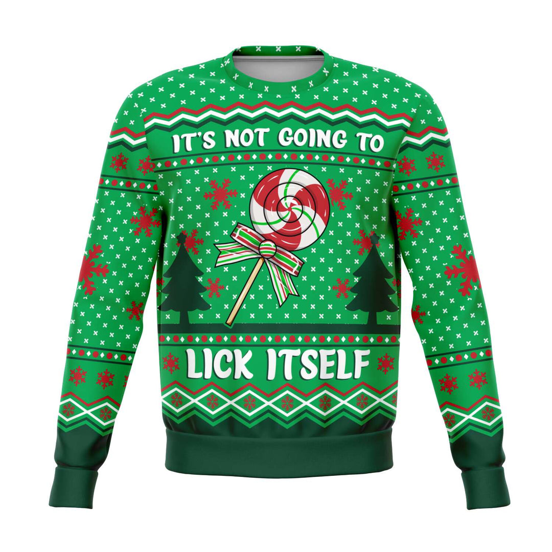It's Not Going To Lick Itself Sweatshirt | Unisex Ugly Christmas Sweater, Xmas Sweater, Holiday Sweater, Festive Sweater, Funny Sweater, Funny Party Shirt