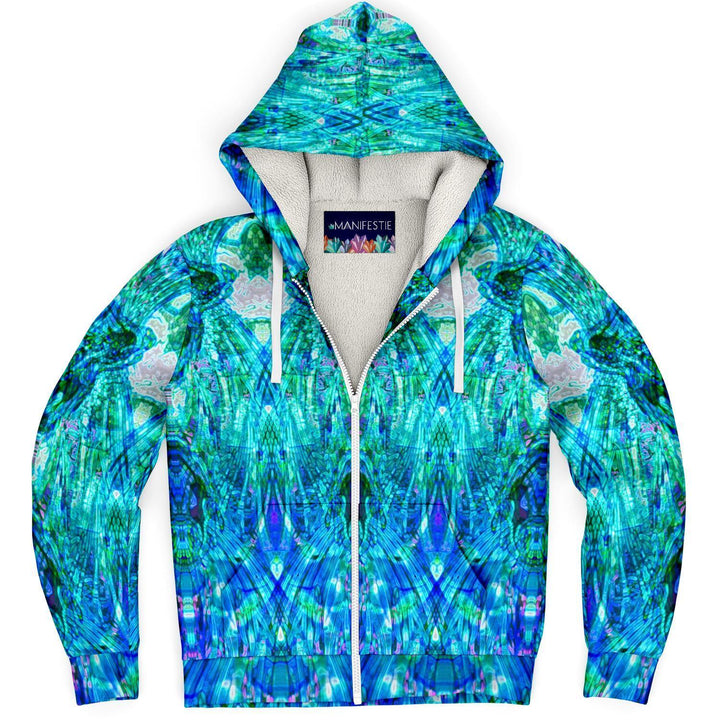 Morning Glory Premium Sherpa Lined Zip Hoodie - Manifestie