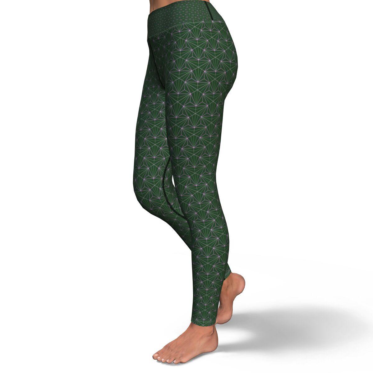 Jade Sacred Connections Premium Yoga Leggings - Manifestie