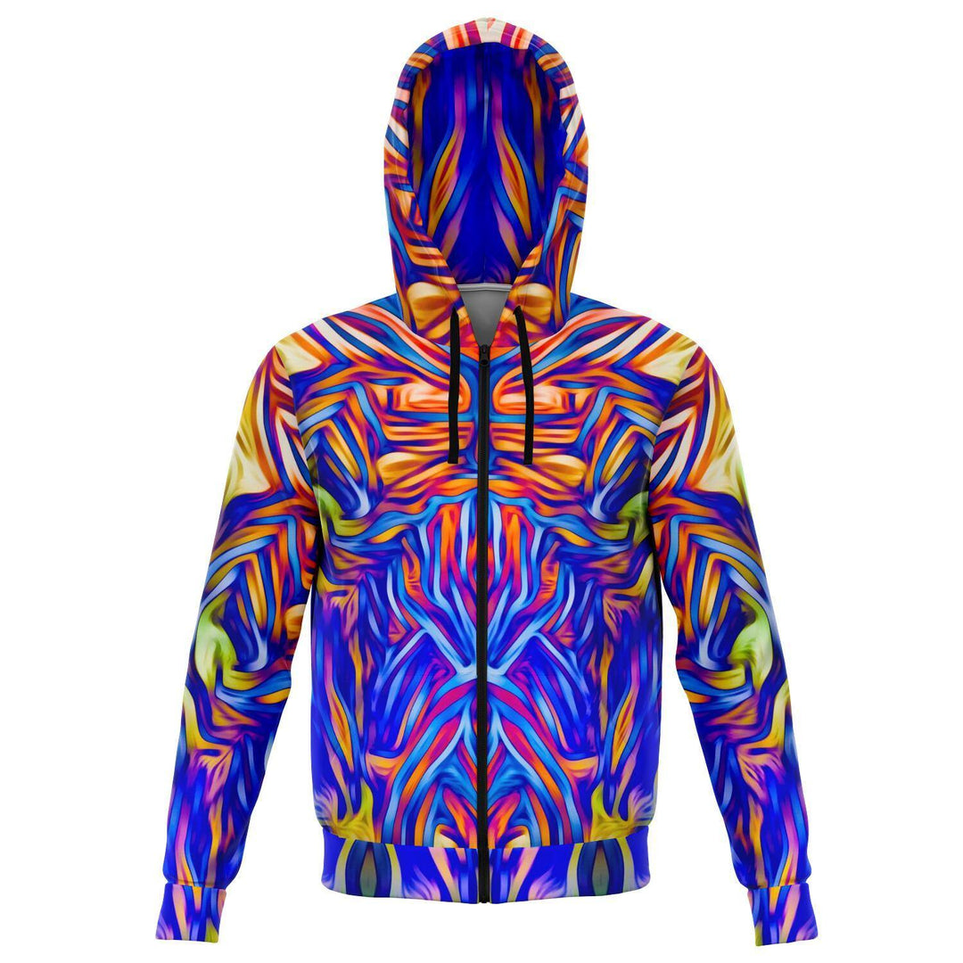 ELECTRIC FLOW PREMIUM ZIP UP HOODIE - Manifestie