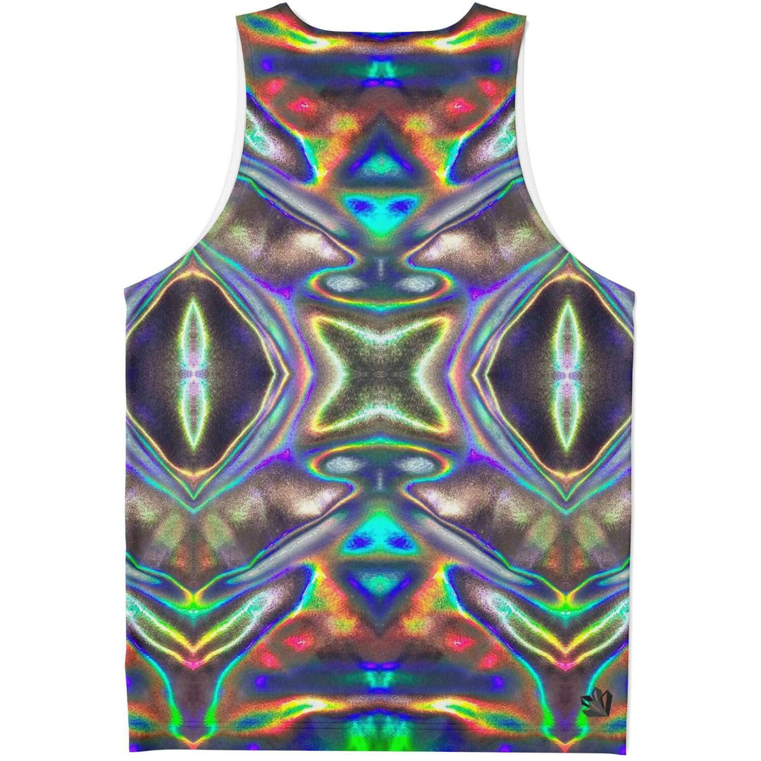 Mens Holographic Print Tank Top - Manifestie