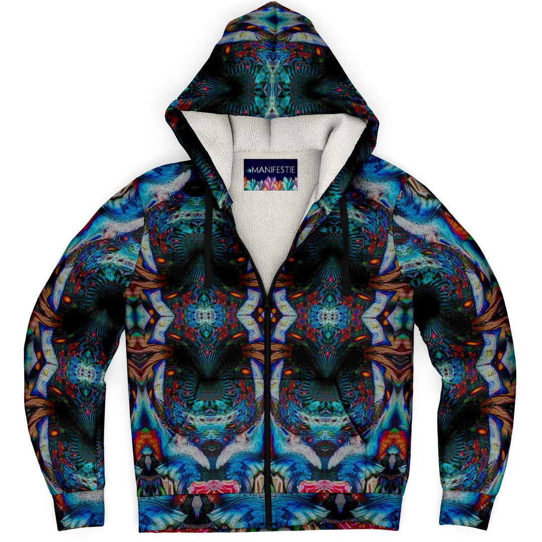 Third Eye Premium Sherpa Lined Zip Hoodie - Manifestie