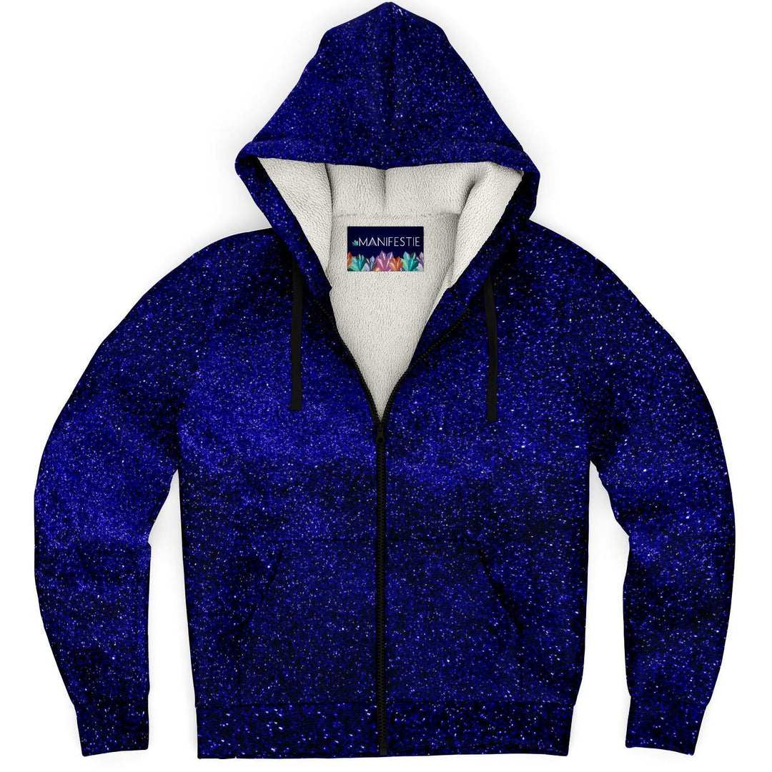 Galaxy Premium Sherpa Lined Zip Hoodie - Manifestie