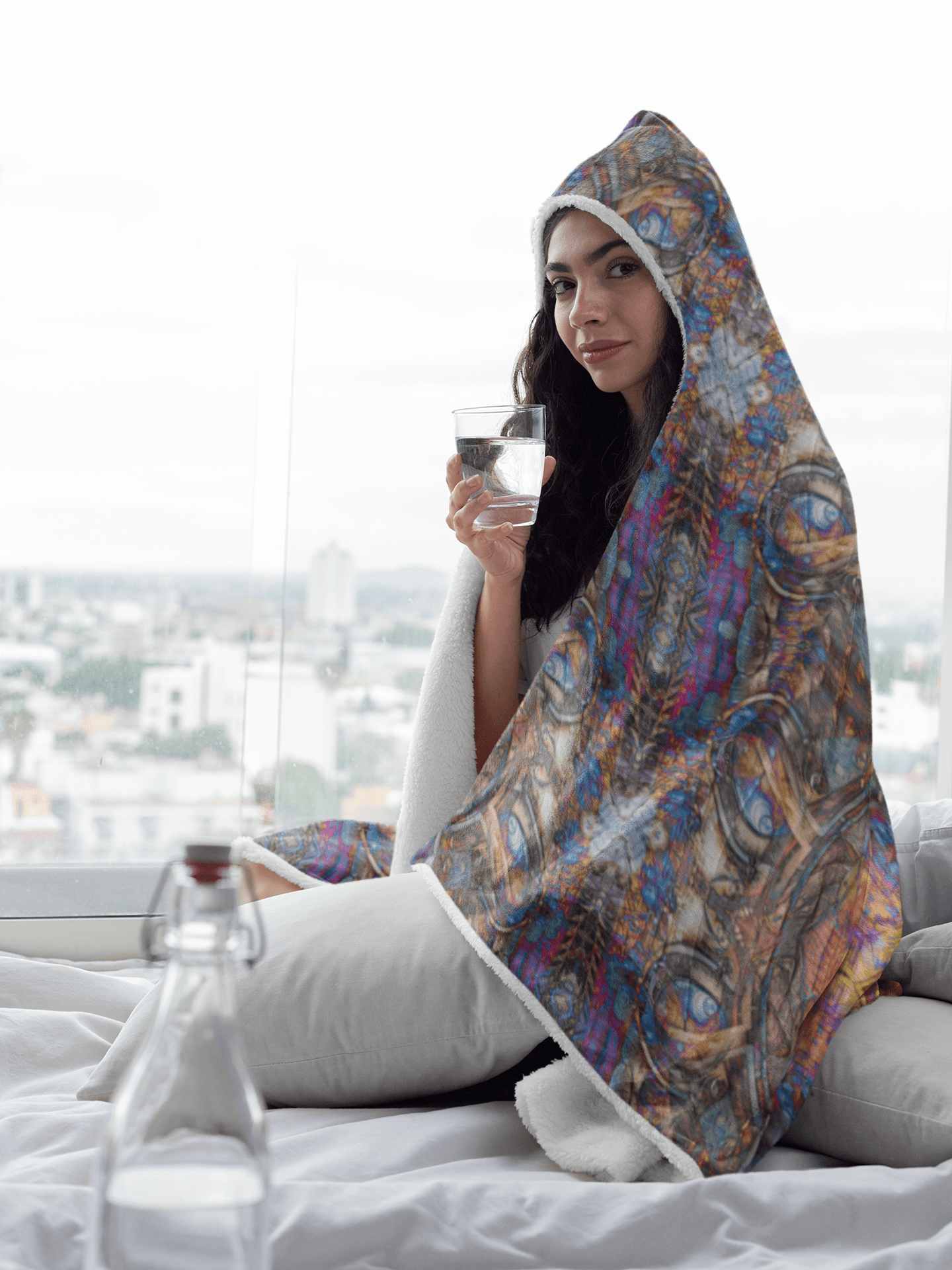 FEVER DREAMIN HOODED BLANKET | Plush, Premium Sherpa | Kids, Adult - Manifestie