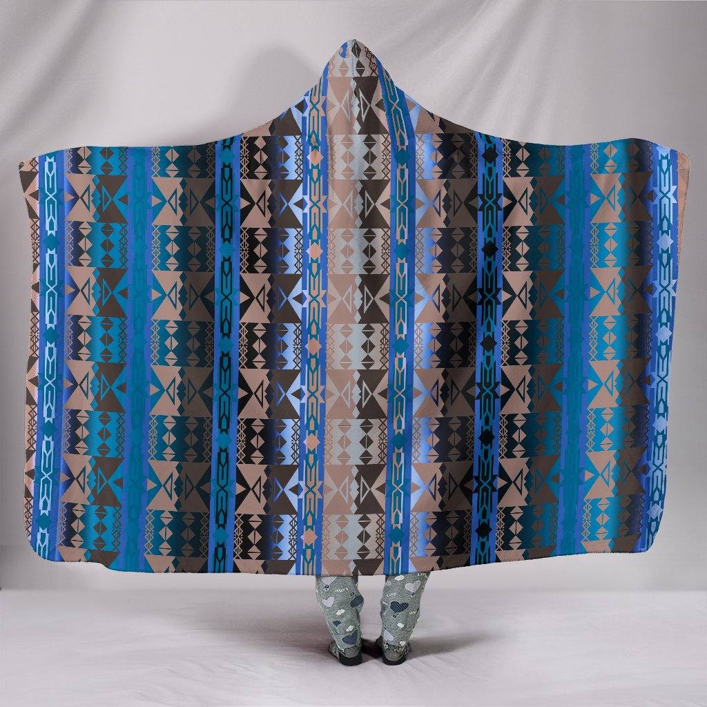 Blue Lodge Hooded Blanket | Plush, Premium Sherpa | Kids, Adult - Manifestie