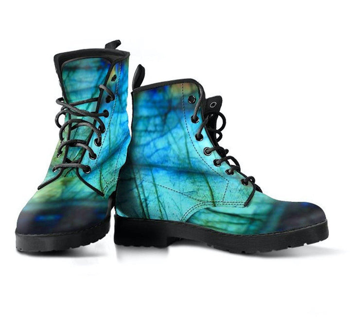 Labradorite Vegan Leather Boots - Manifestie