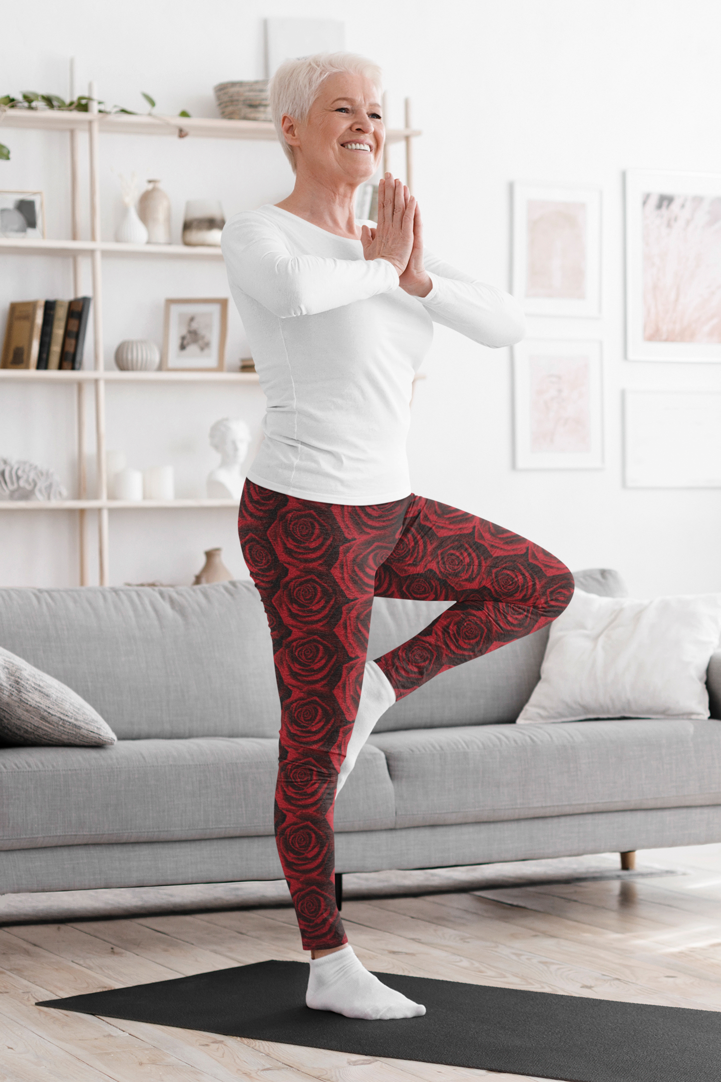Moody Rose Premium Yoga Leggings - Manifestie