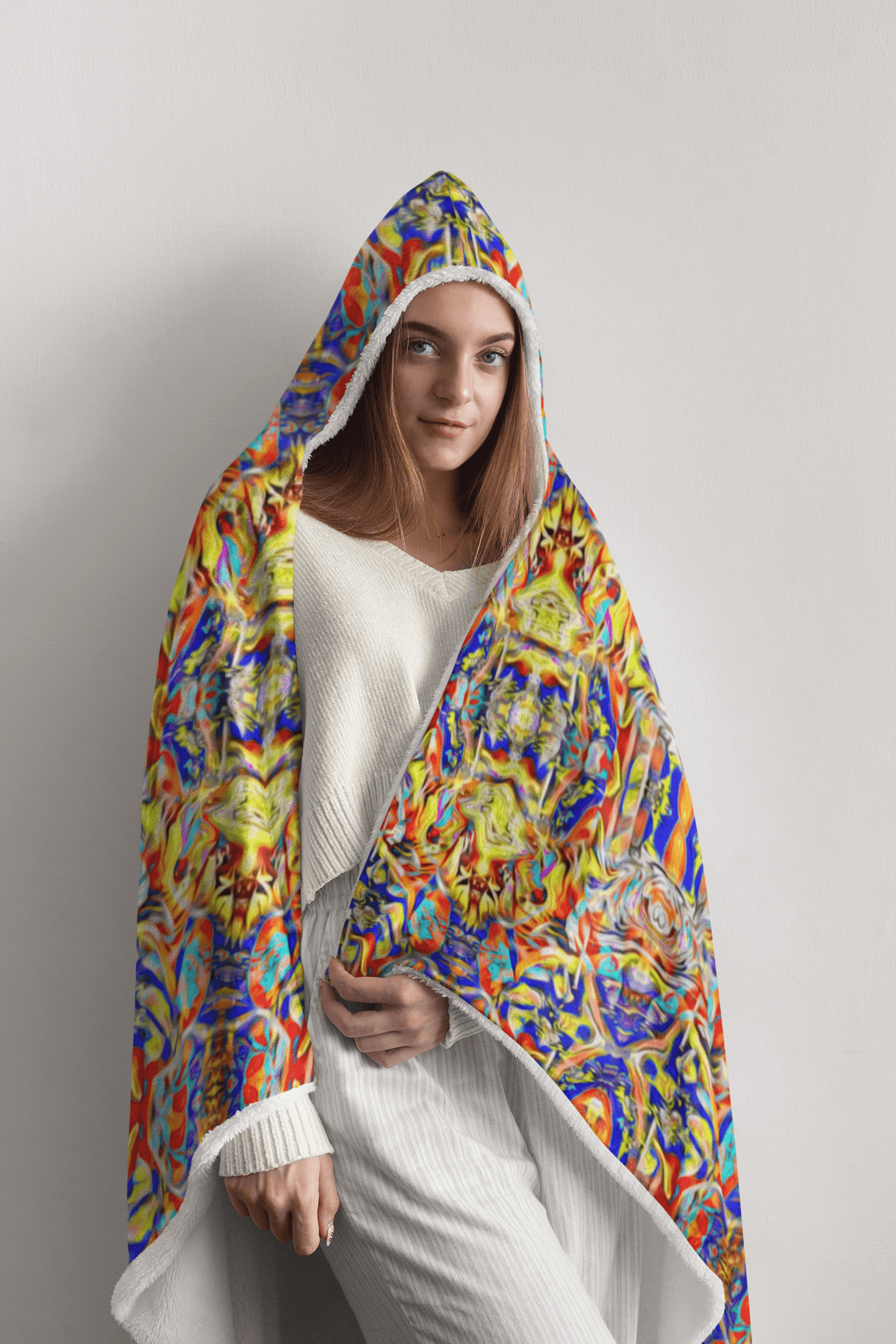 SOUL LOVE HOODED BLANKET | Plush, Premium Sherpa | Kids, Adult - Manifestie