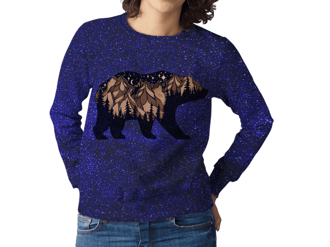 SIERRA BEAR GALAXY PREMIUM SWEATSHIRT - Manifestie