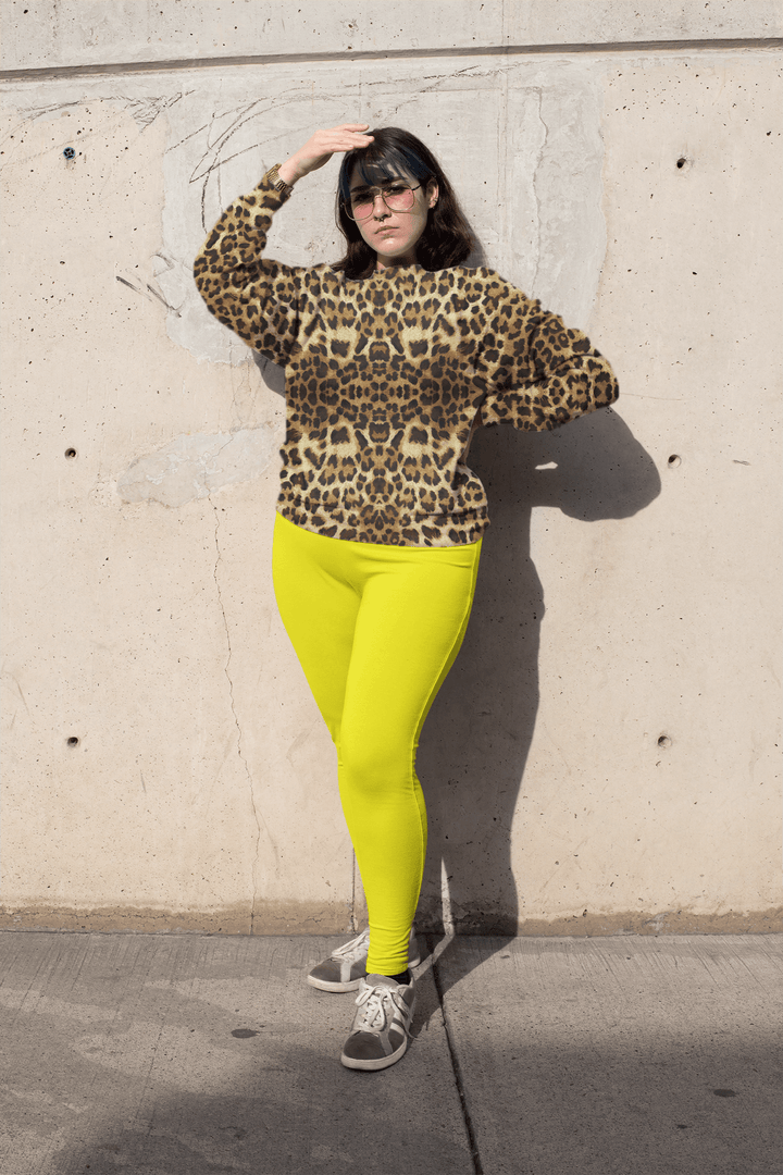 LEOPARD unisex PREMIUM SWEATSHIRT - Manifestie