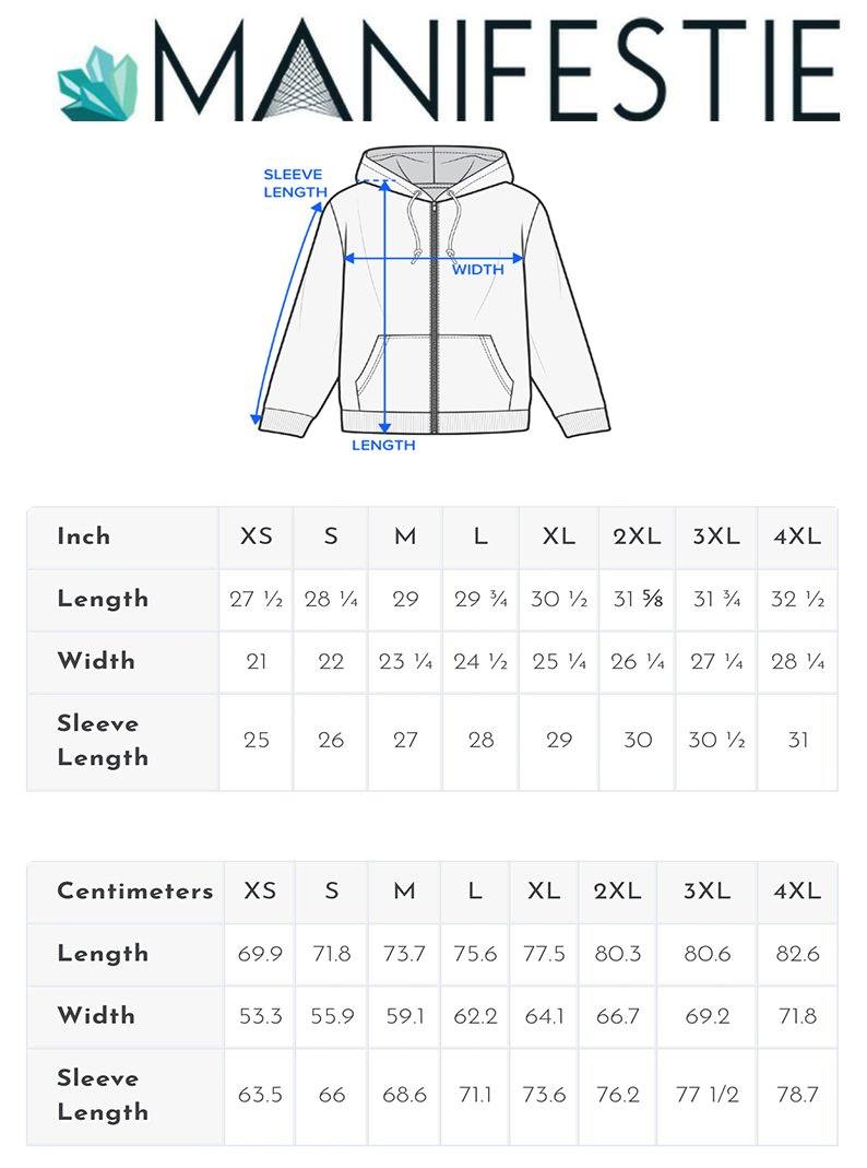 TOPAZ SACRED CONNECTIONS PREMIUM ZIP UP HOODIE - Manifestie