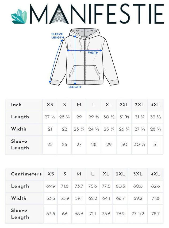 TOPAZ SACRED CONNECTIONS PREMIUM ZIP UP HOODIE - Manifestie